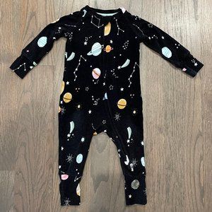 Loulou Lollipop Sleeper Pajama 6-12 Months Planets